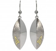 Sterling Silver Trinity Knot Layer Earrings - 7073