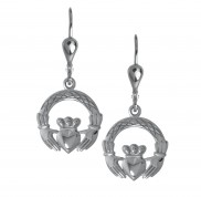 Claddagh Weave Drop Earrings - 8723